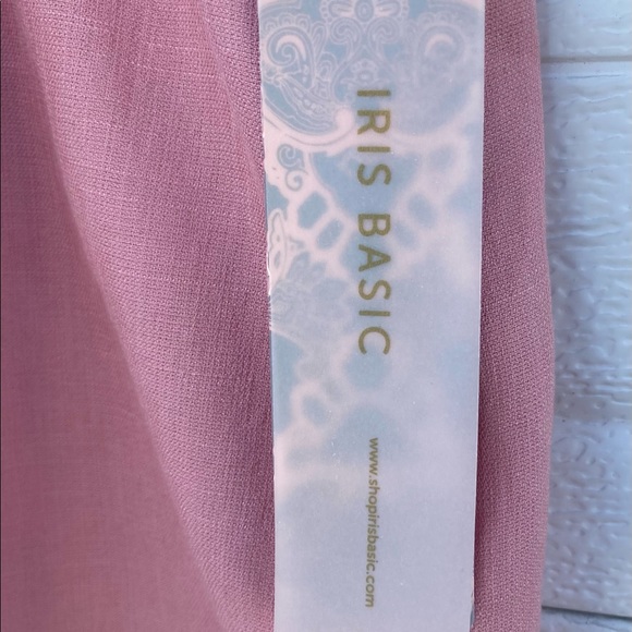 NWT Iris Small Pink Lace Sleeves Blouse - Picture 10 of 12